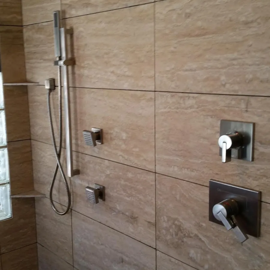 Shower fixture installation for Water Heater Replacement in Berwyn